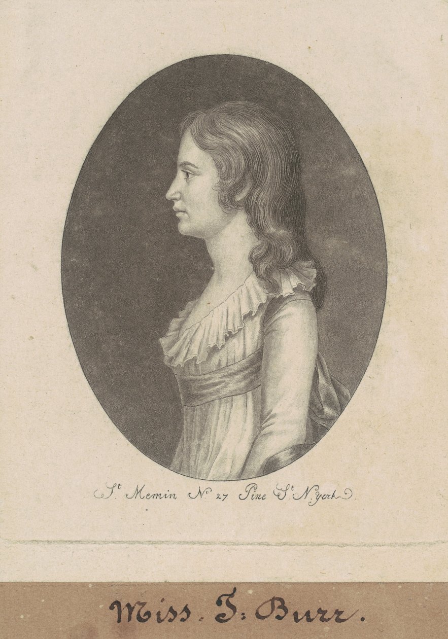 Theodosia Burr od Charles B. J. Févret de Saint Mémin
