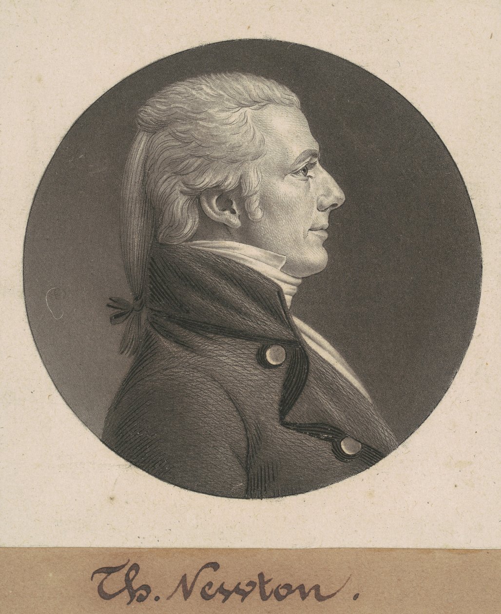Thomas Newton, Jr. od Charles B. J. Févret de Saint Mémin