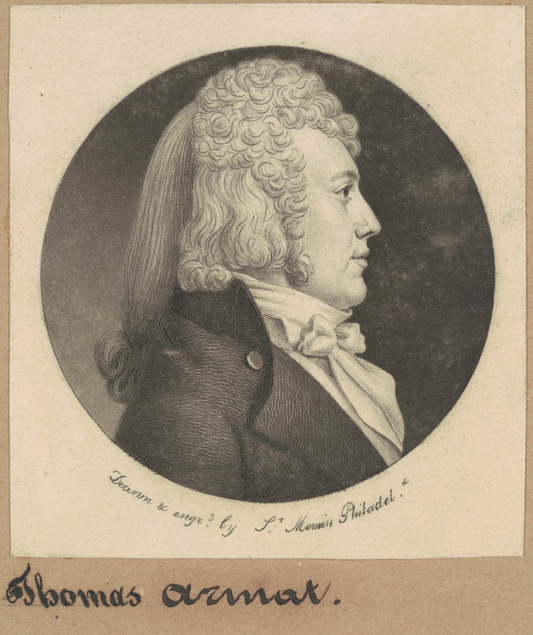 Thomas Wright Armat od Charles B. J. Févret de Saint Mémin