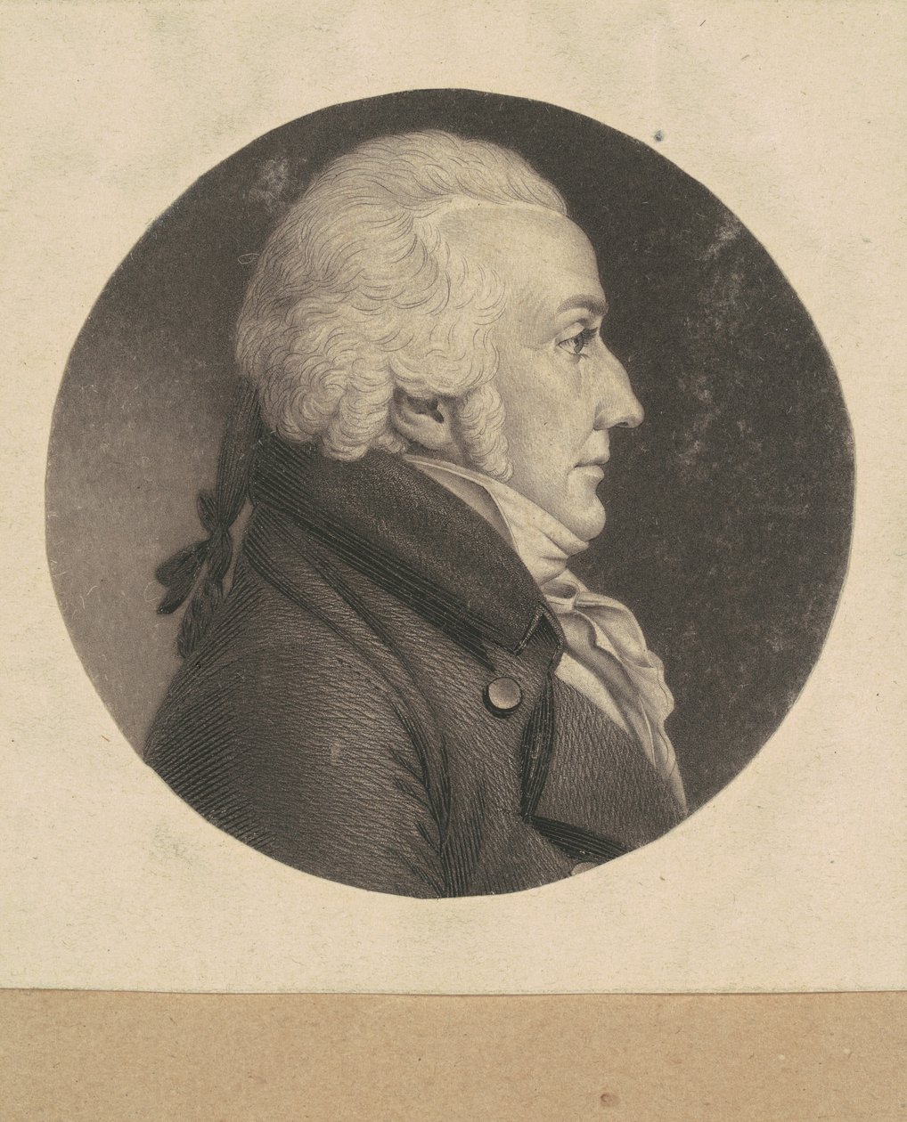 Neznámý muž od Charles B. J. Févret de Saint Mémin