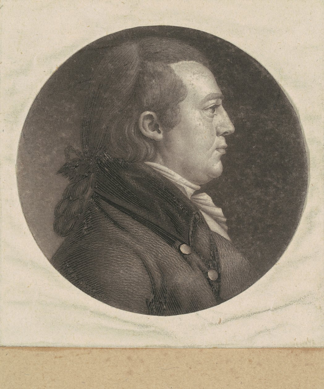 Neznámý muž od Charles B. J. Févret de Saint Mémin