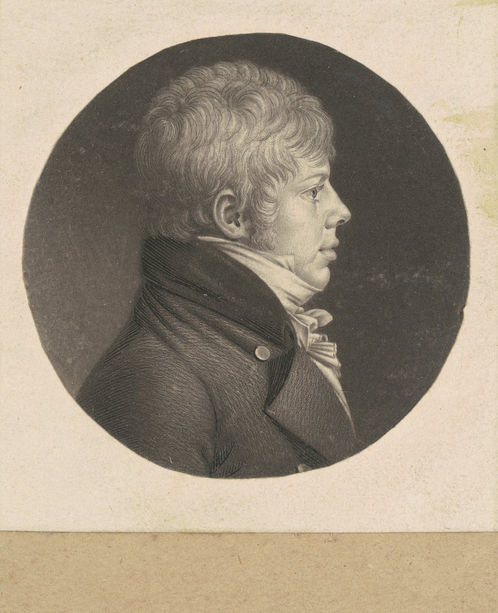 Neznámý muž od Charles B. J. Févret de Saint Mémin