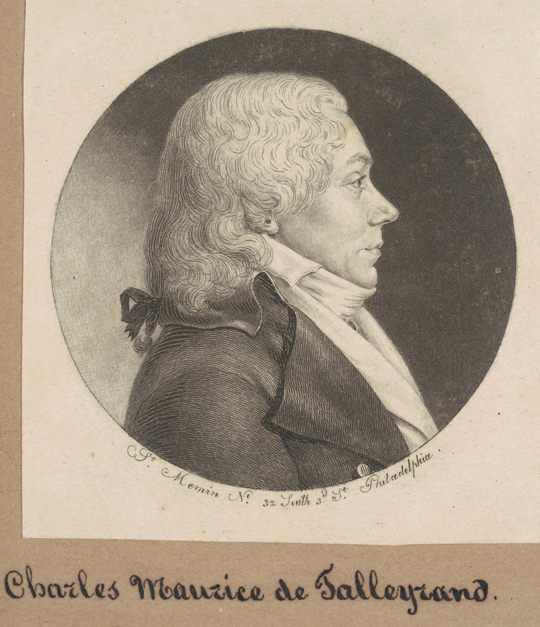 Neznámý muž od Charles B. J. Févret de Saint Mémin