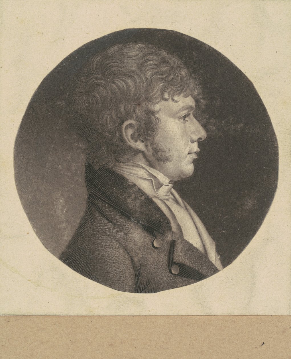 Neznámý muž od Charles B. J. Févret de Saint Mémin