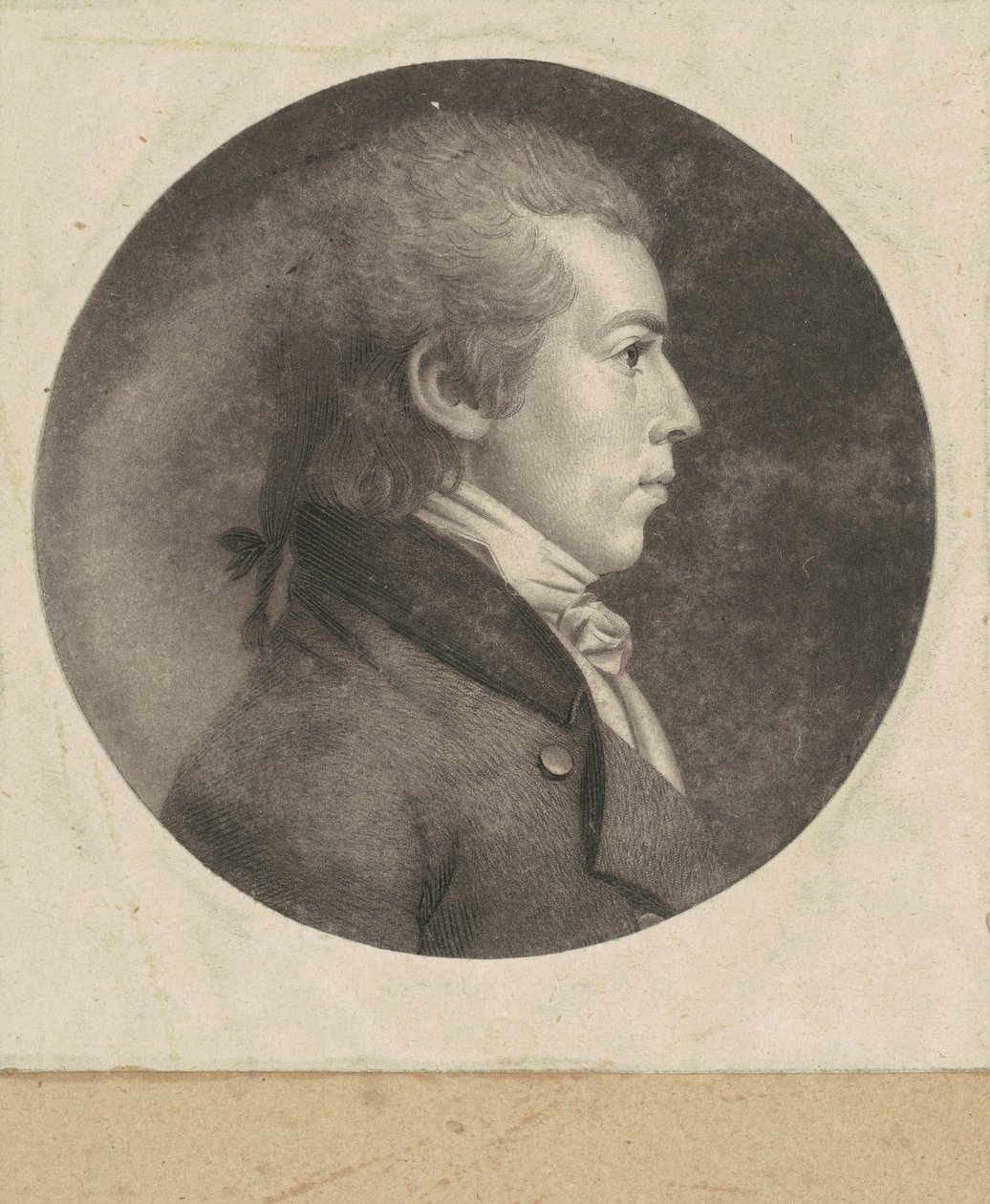 Neznámý muž od Charles B. J. Févret de Saint Mémin