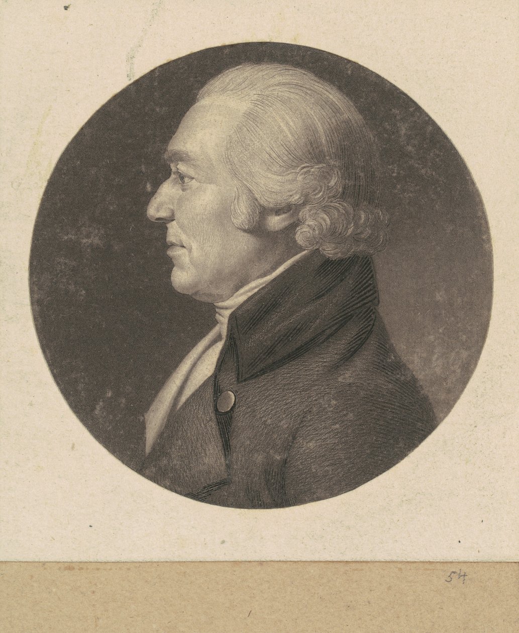 Neznámý muž od Charles B. J. Févret de Saint Mémin