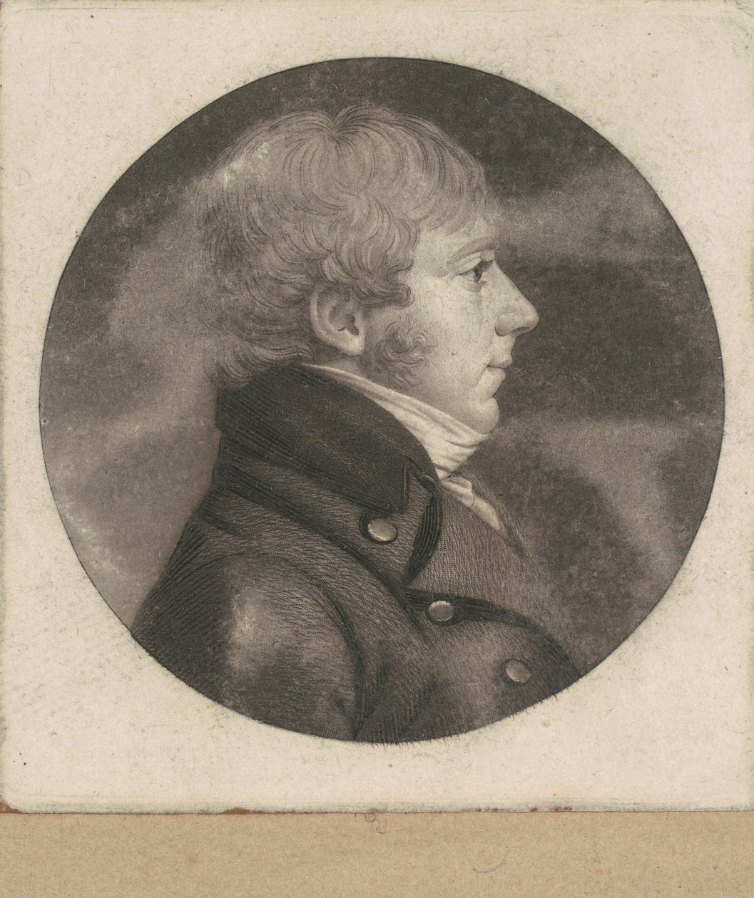 Neznámý muž od Charles B. J. Févret de Saint Mémin