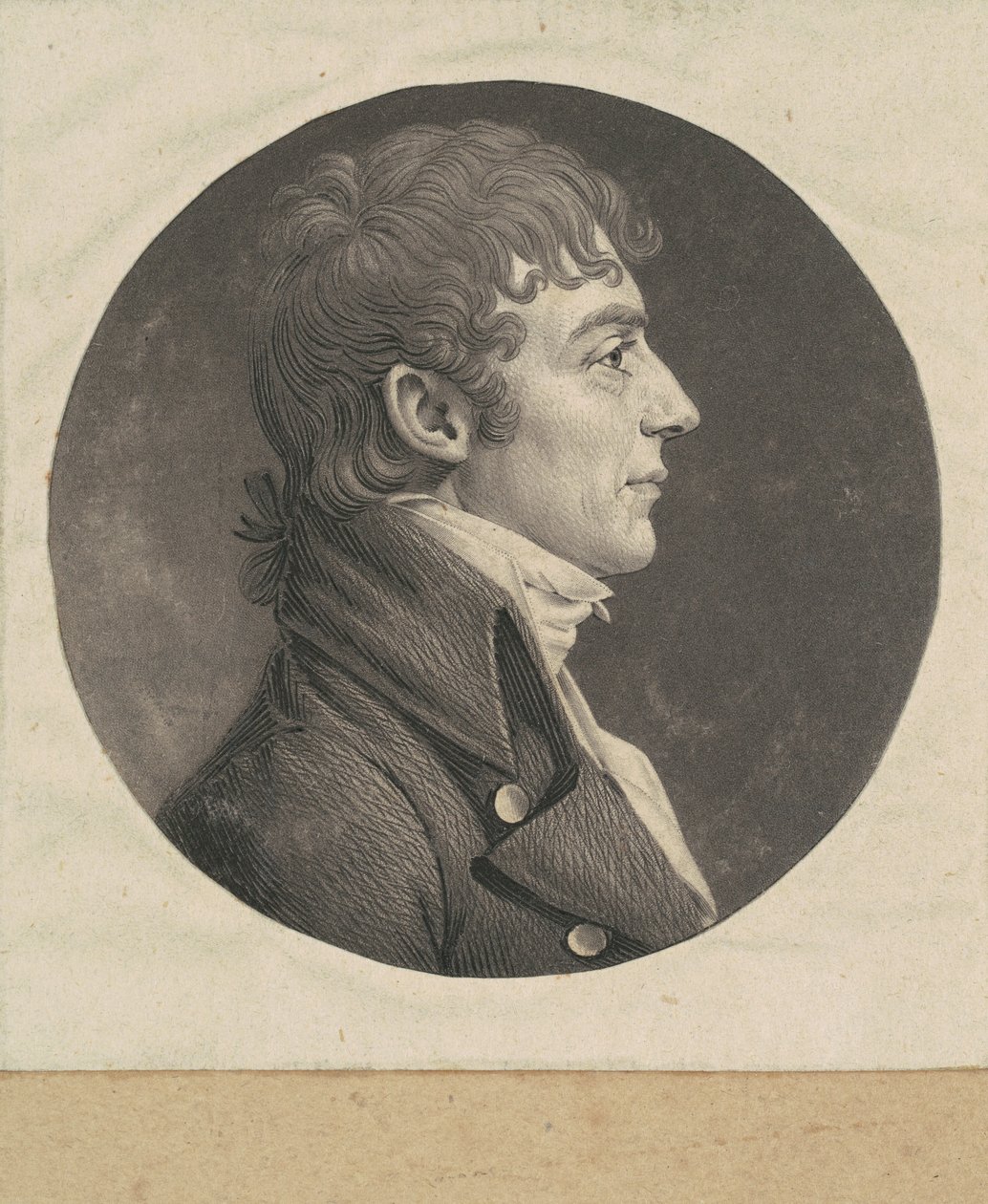 Neznámý muž od Charles B. J. Févret de Saint Mémin