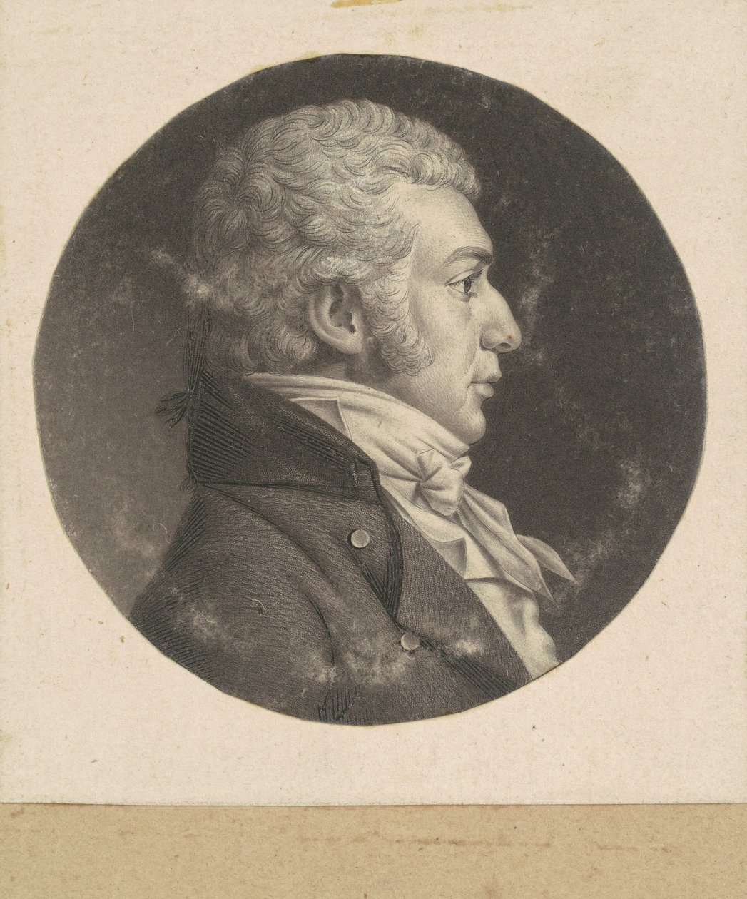 Neznámý muž od Charles B. J. Févret de Saint Mémin