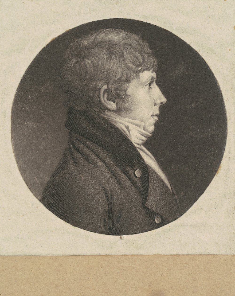 Neznámý muž od Charles B. J. Févret de Saint Mémin