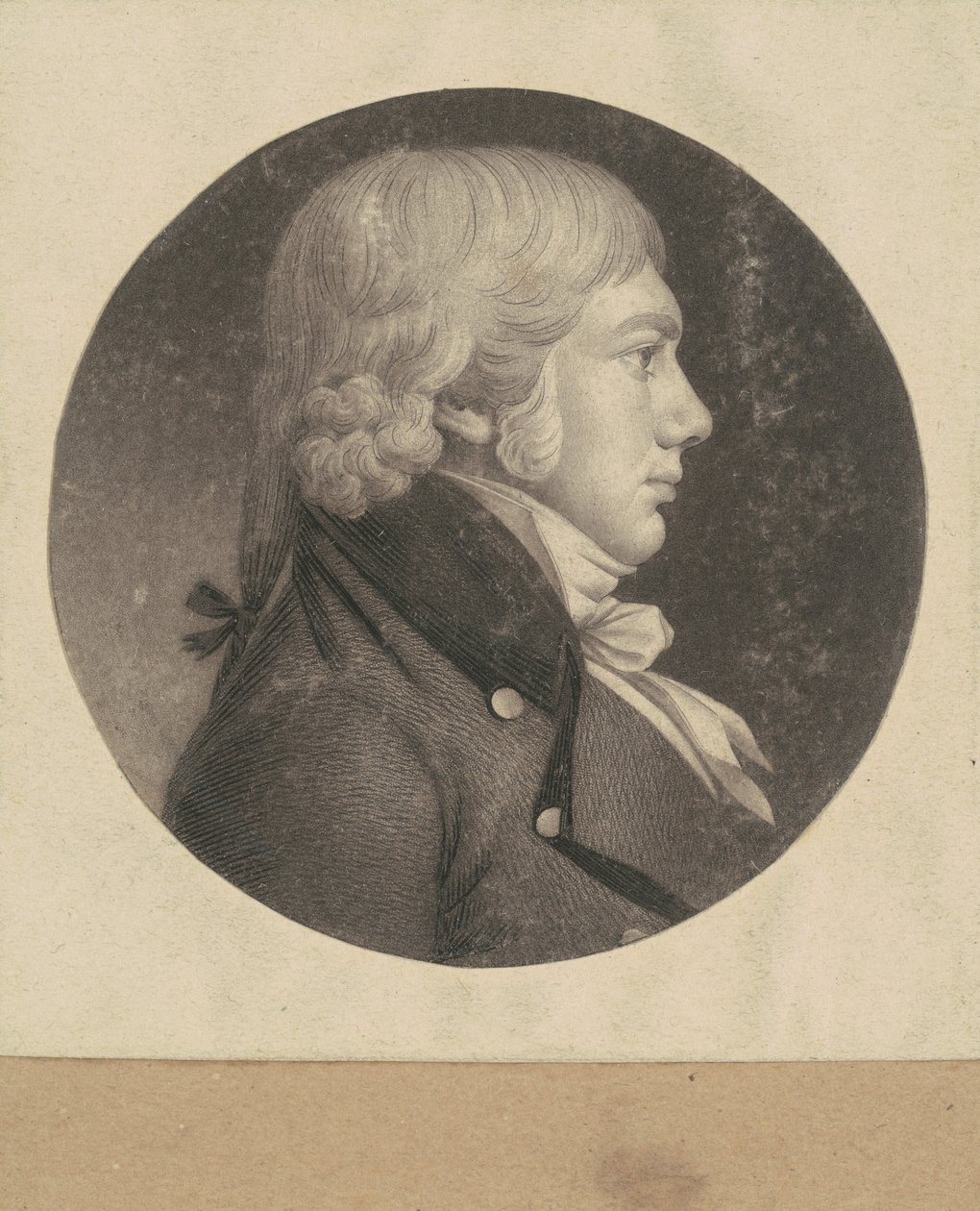Neznámý muž od Charles B. J. Févret de Saint Mémin