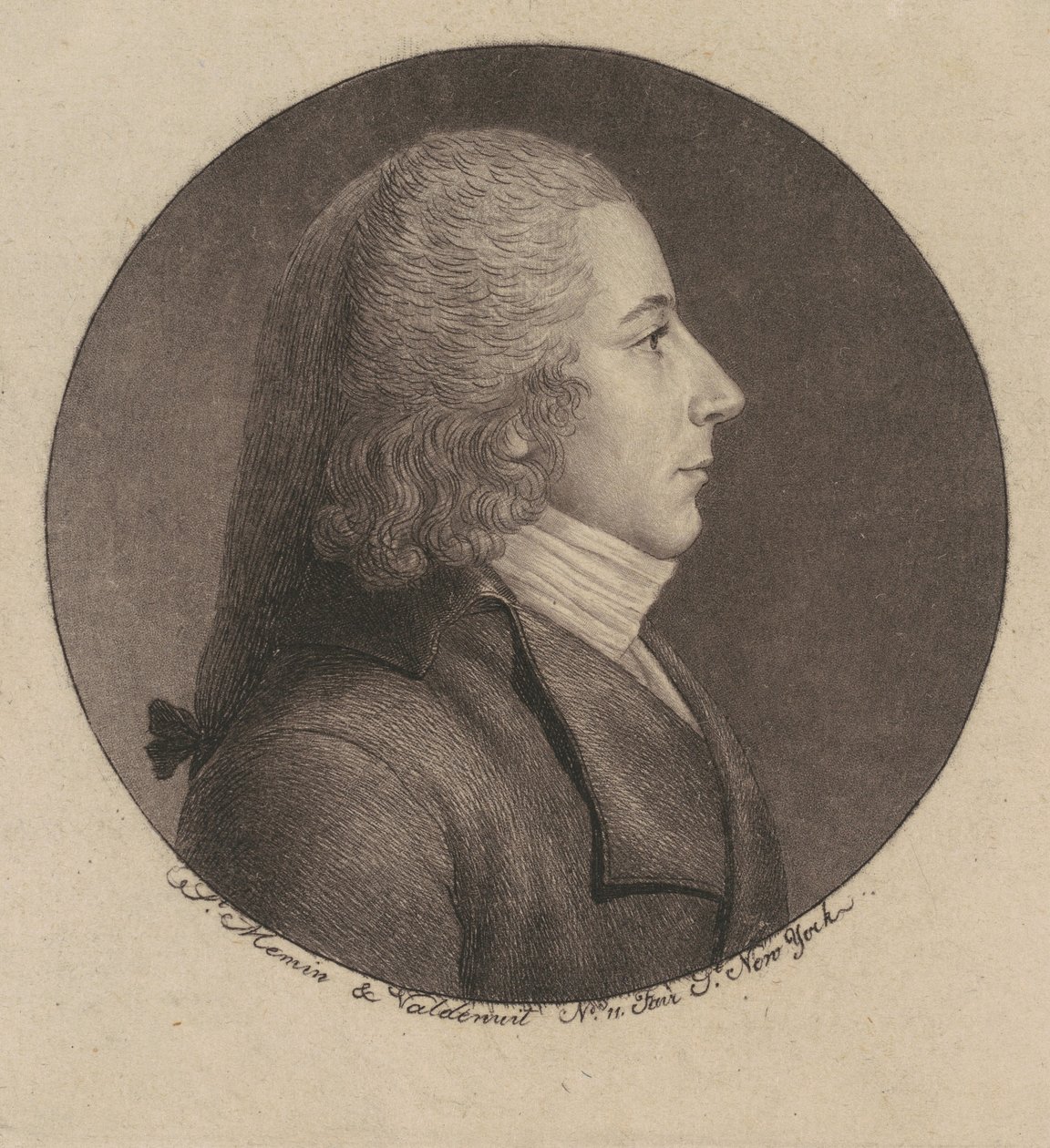 Neznámý muž od Charles B. J. Févret de Saint Mémin