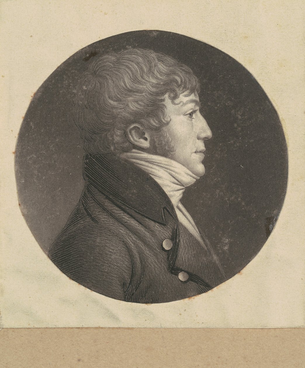Neznámý muž od Charles B. J. Févret de Saint Mémin
