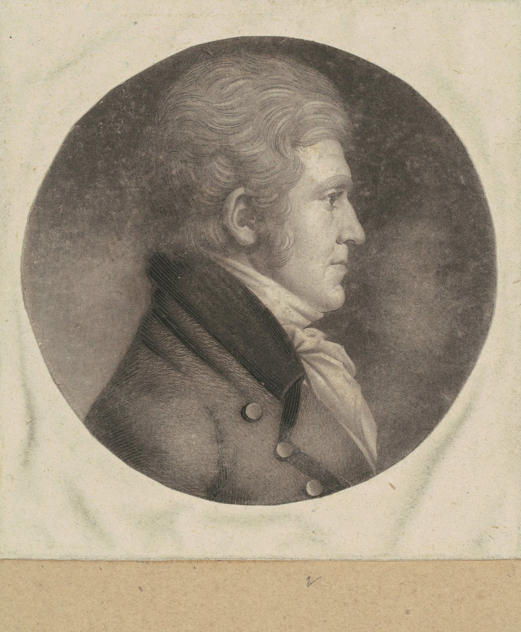 Neznámý muž od Charles B. J. Févret de Saint Mémin