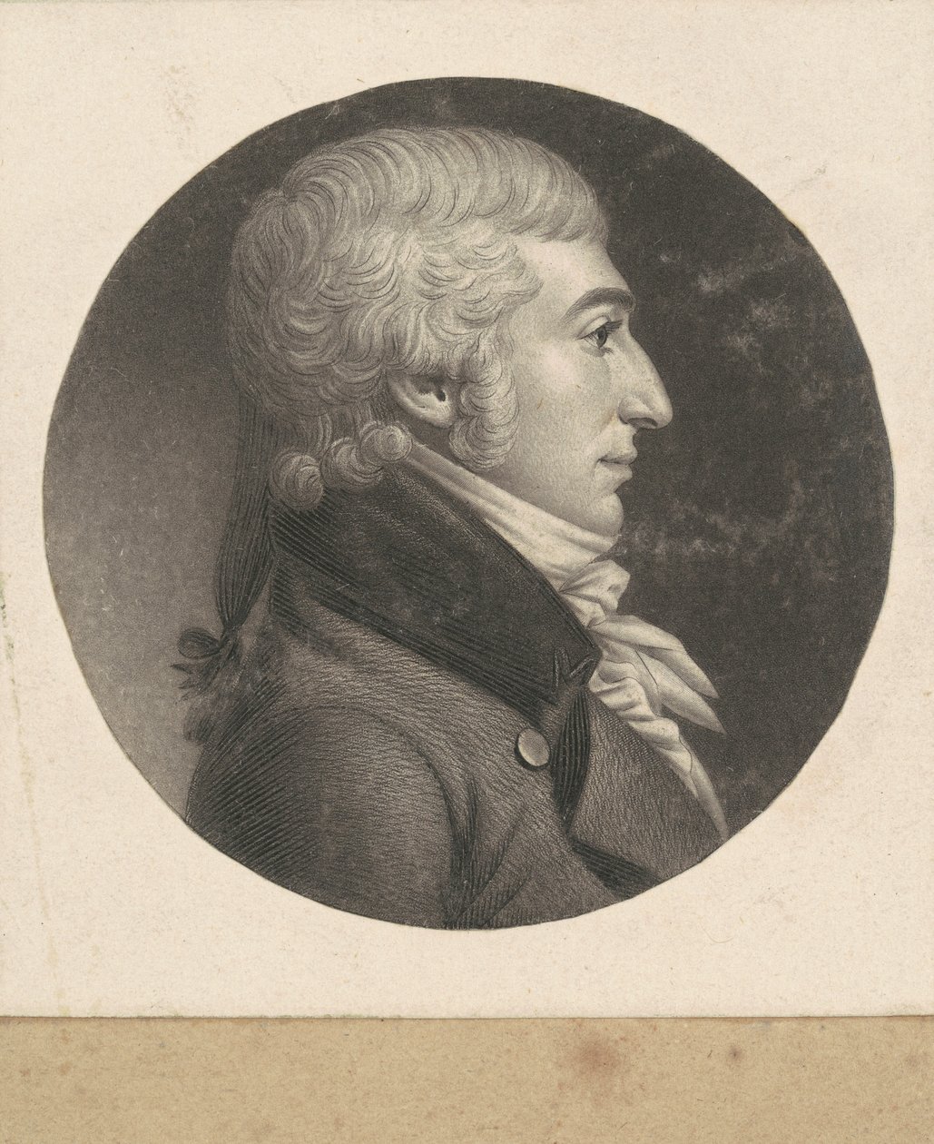 Neznámý muž od Charles B. J. Févret de Saint Mémin