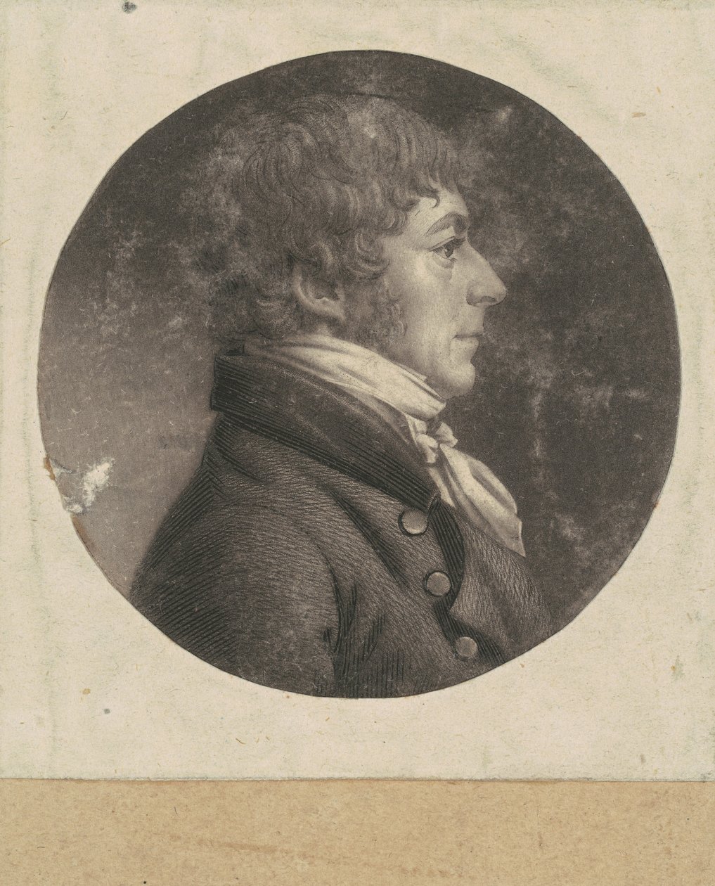 Neznámý muž od Charles B. J. Févret de Saint Mémin