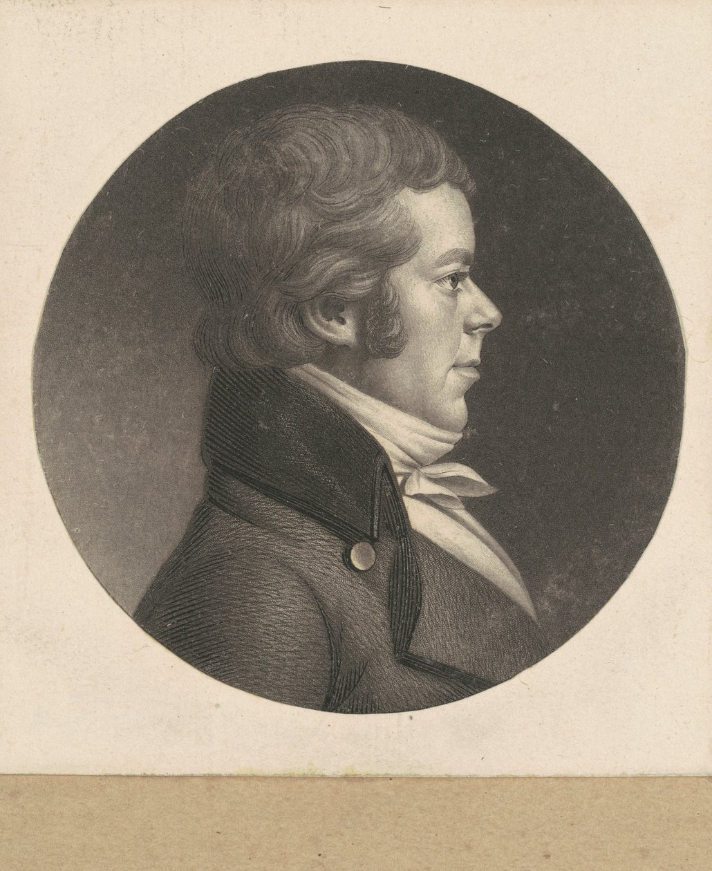 Neznámý muž od Charles B. J. Févret de Saint Mémin