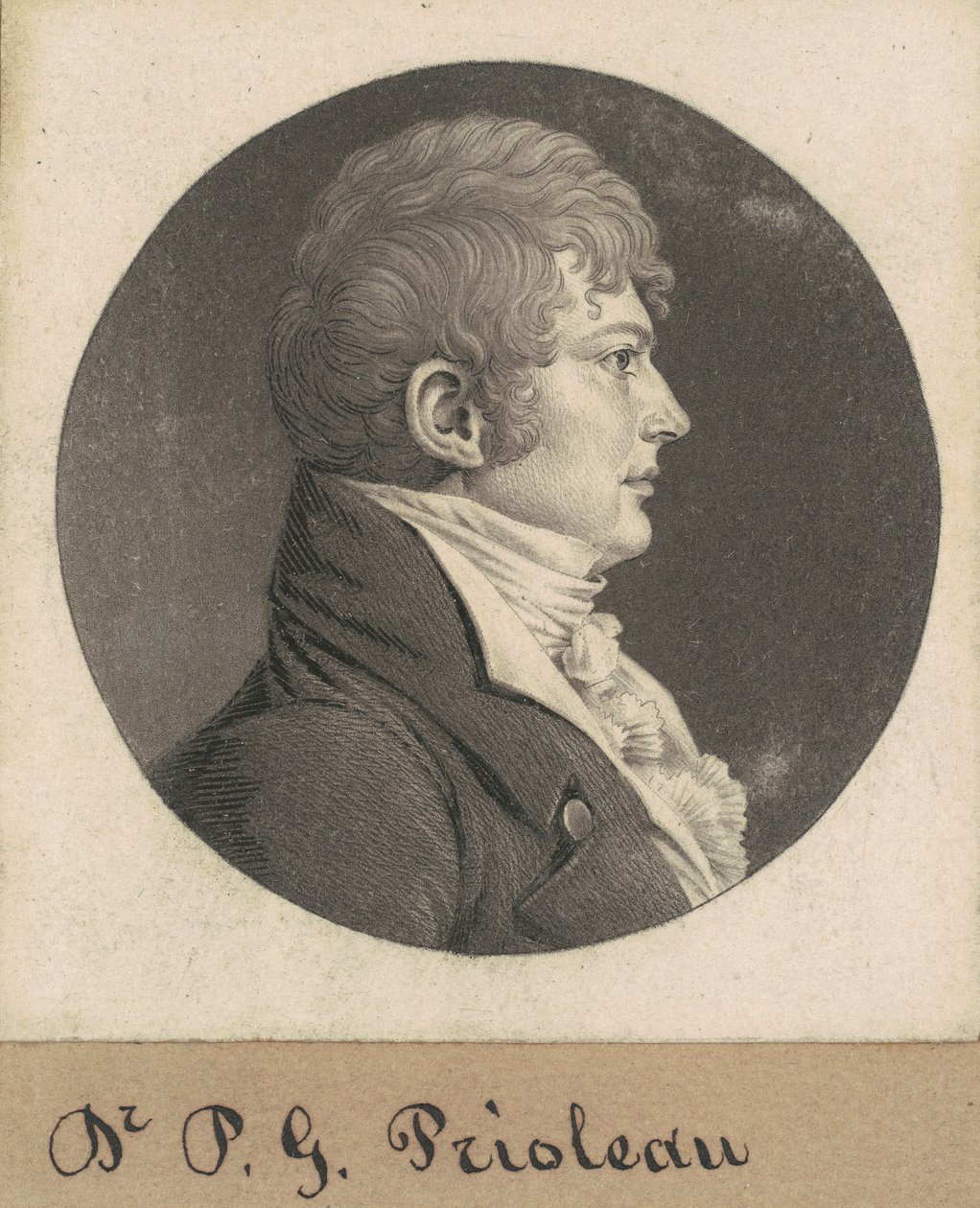 Neznámý muž od Charles B. J. Févret de Saint Mémin