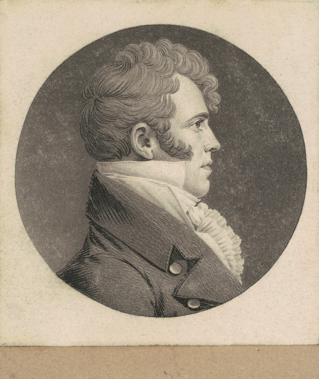 Neznámý muž od Charles B. J. Févret de Saint Mémin