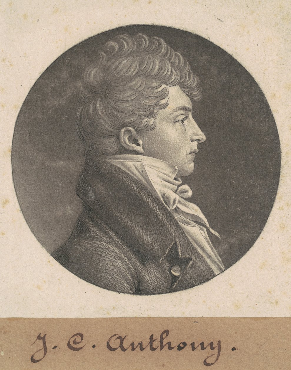 Neznámý muž od Charles B. J. Févret de Saint Mémin
