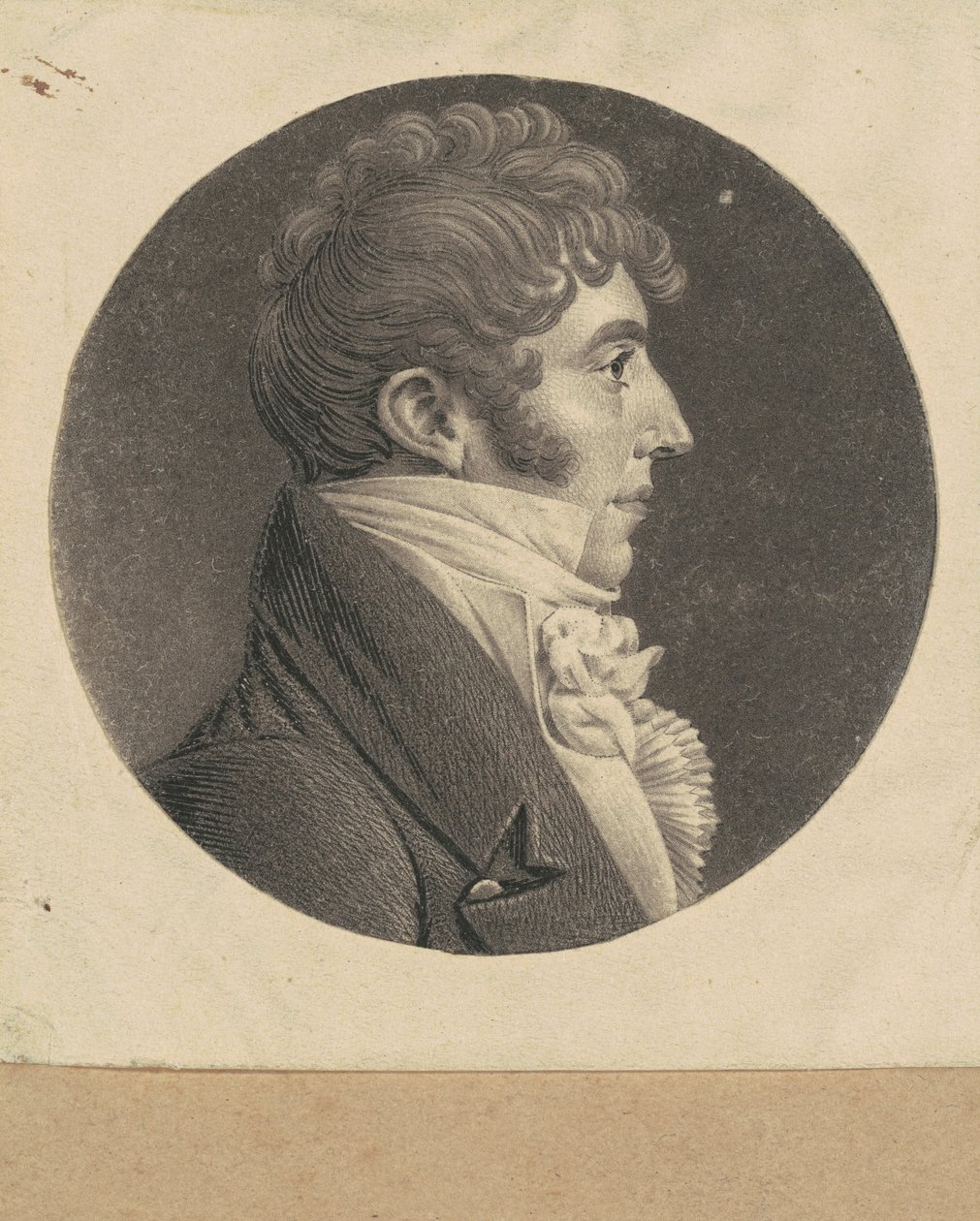 Neznámý muž od Charles B. J. Févret de Saint Mémin