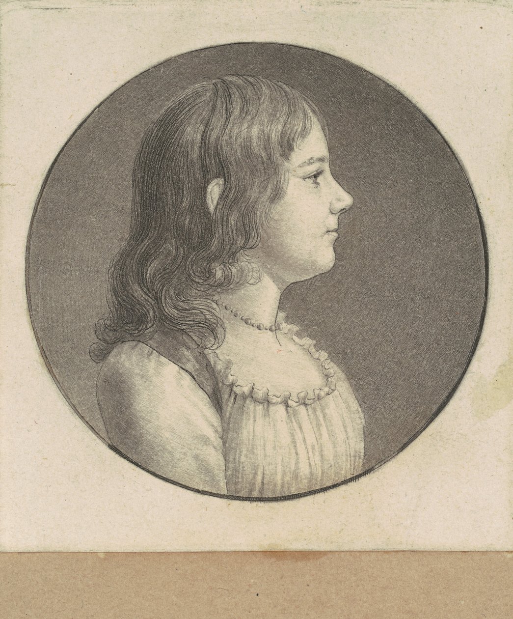 Neznámá mladá žena od Charles B. J. Févret de Saint Mémin