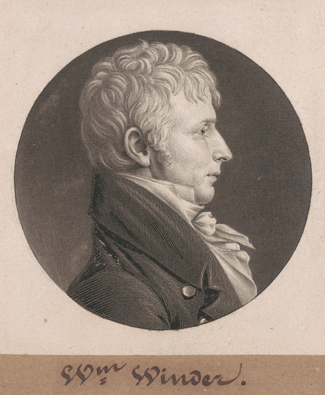William Henry Winder od Charles B. J. Févret de Saint Mémin