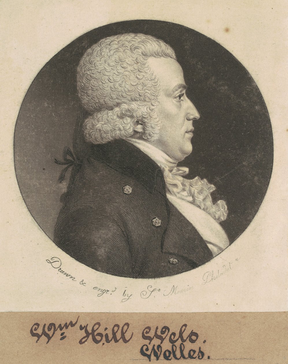 William Hill Wells od Charles B. J. Févret de Saint Mémin