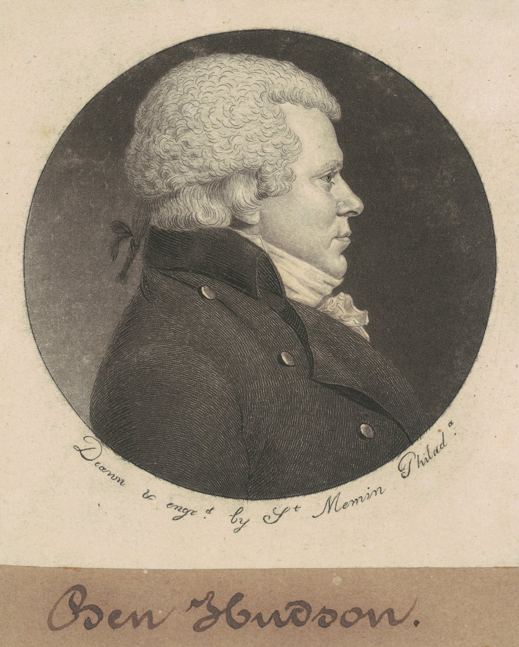 William Hudson od Charles B. J. Févret de Saint Mémin
