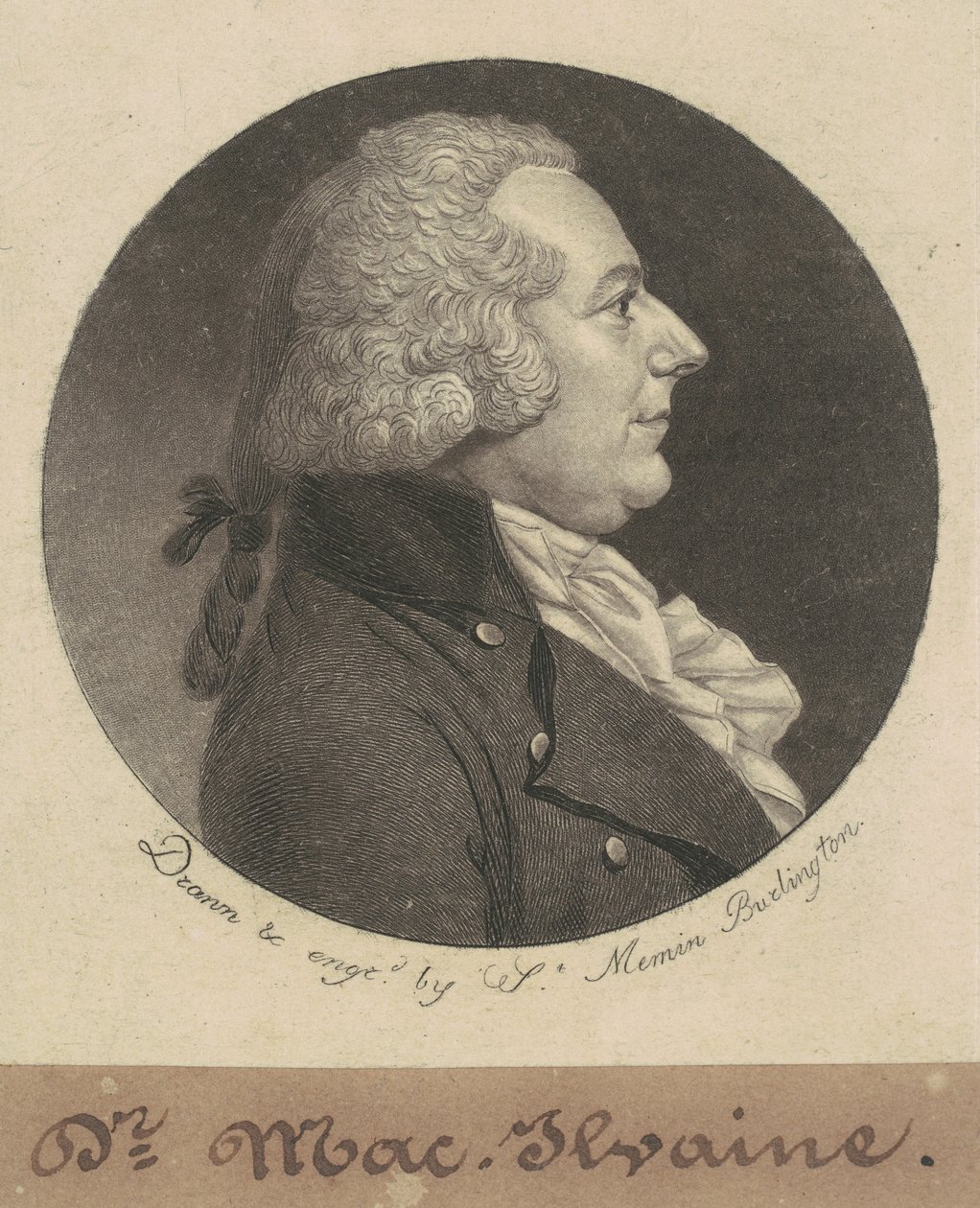 William McIlvaine od Charles B. J. Févret de Saint Mémin