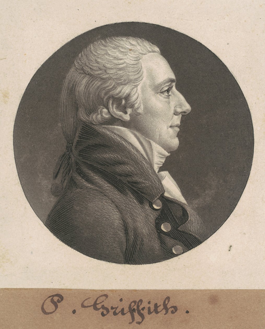 Vilém Randolph IV od Charles B. J. Févret de Saint Mémin