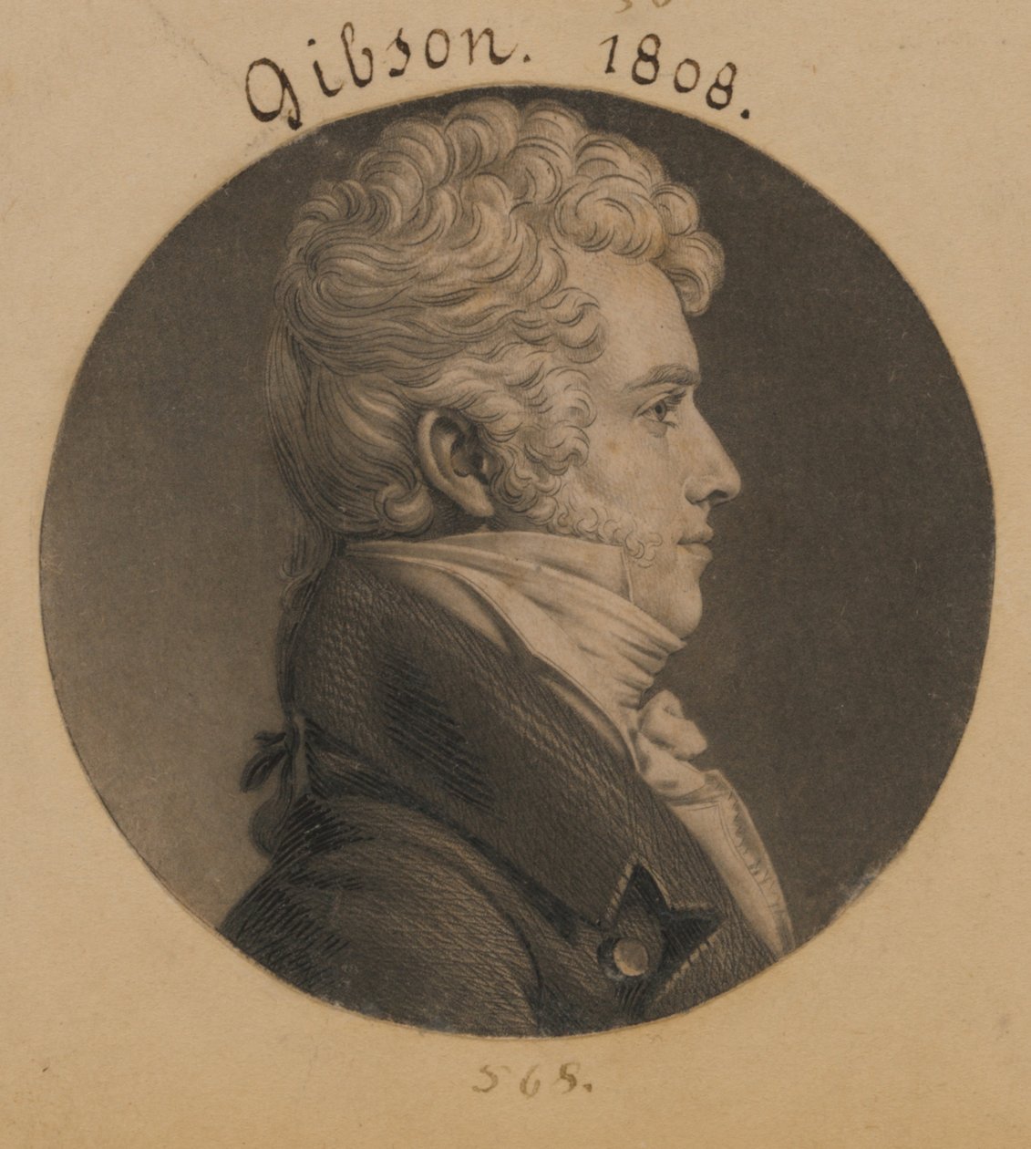 Alexander Gibson od Charles Balthazar Julien Févret de Saint-Mémin