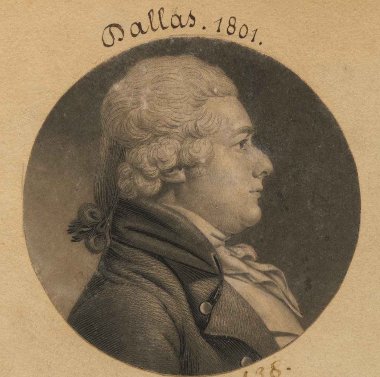 Alexander James Dallas od Charles Balthazar Julien Févret de Saint-Mémin
