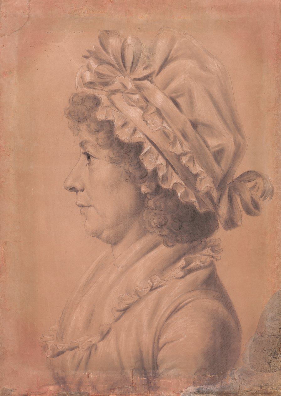Ann Pine Decatur od Charles Balthazar Julien Févret de Saint-Mémin
