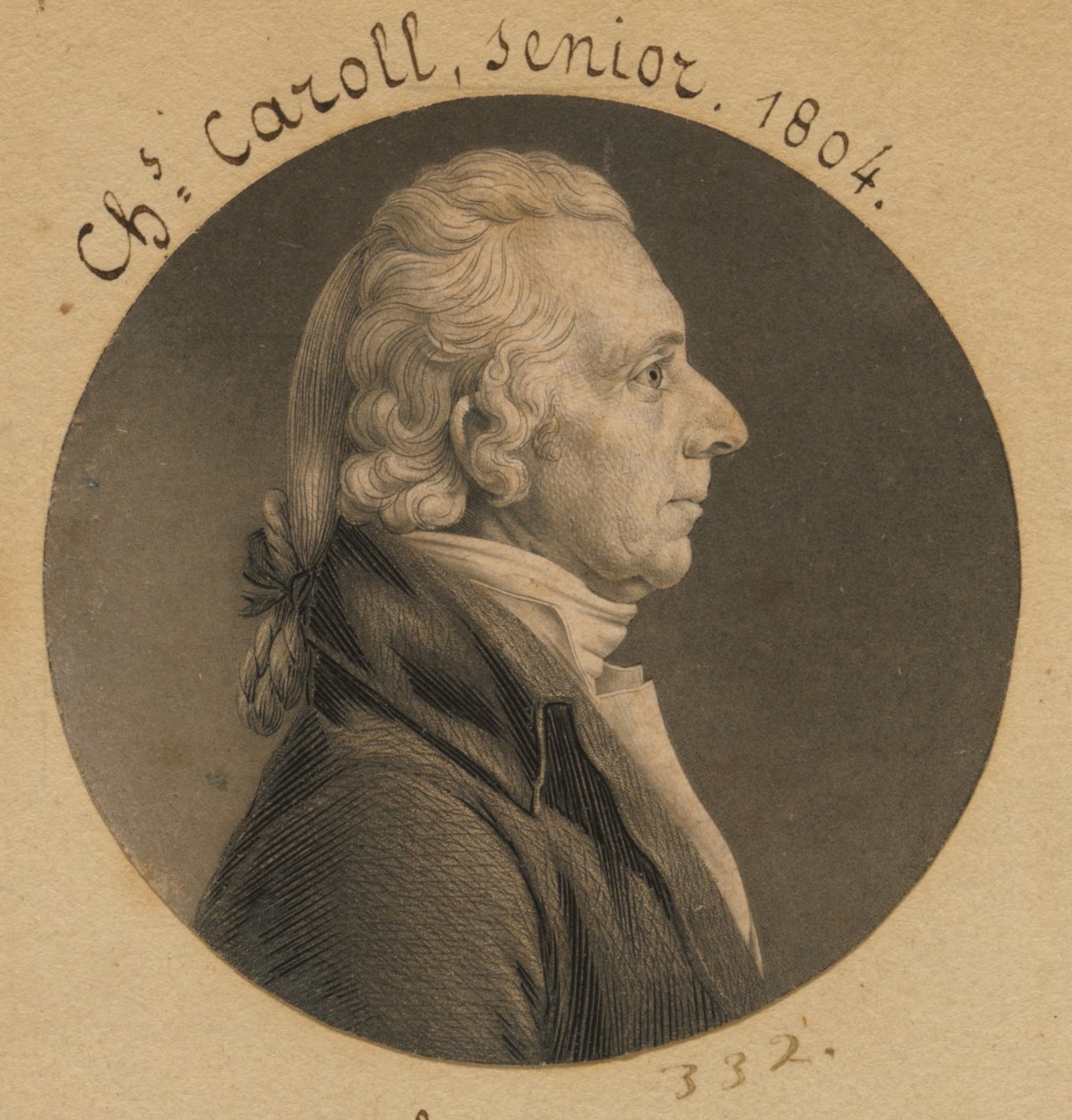 Charles Carroll od Charles Balthazar Julien Févret de Saint-Mémin