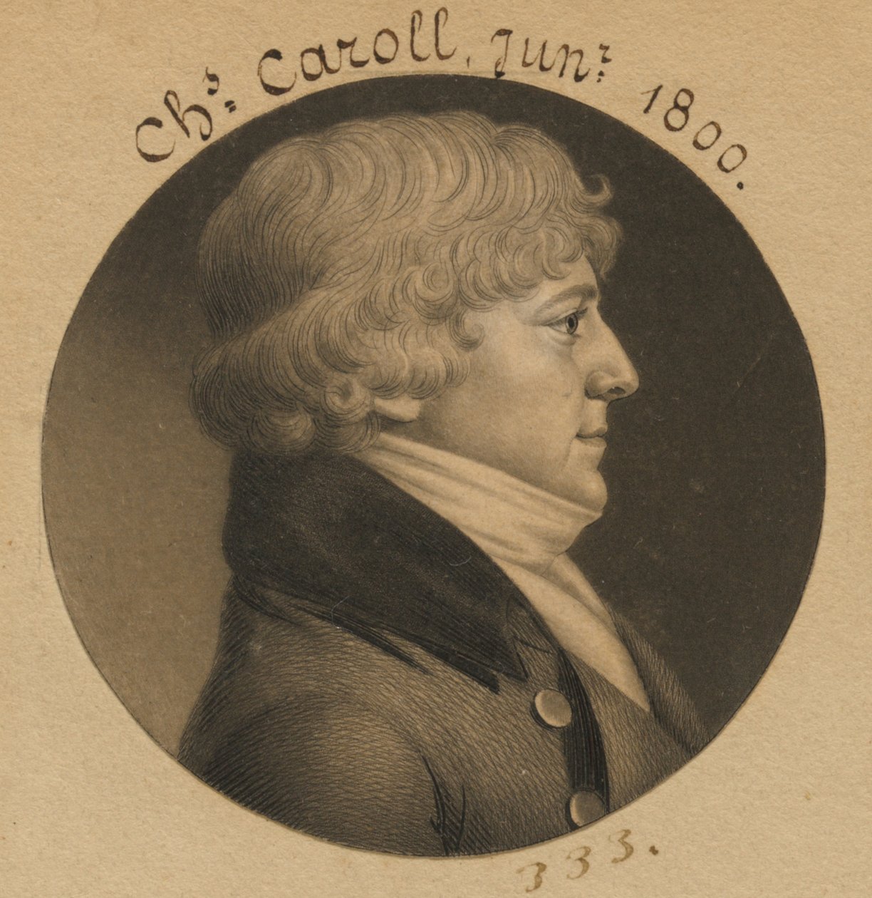 Charles Carroll Jr. od Charles Balthazar Julien Févret de Saint-Mémin