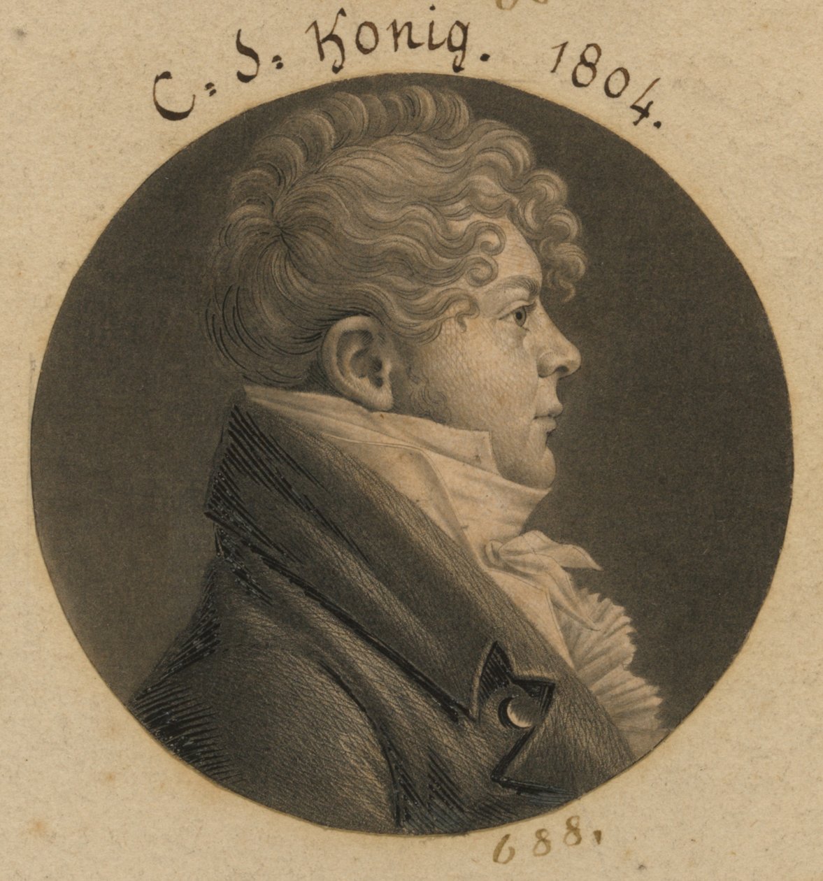 Christian Simon König od Charles Balthazar Julien Févret de Saint-Mémin