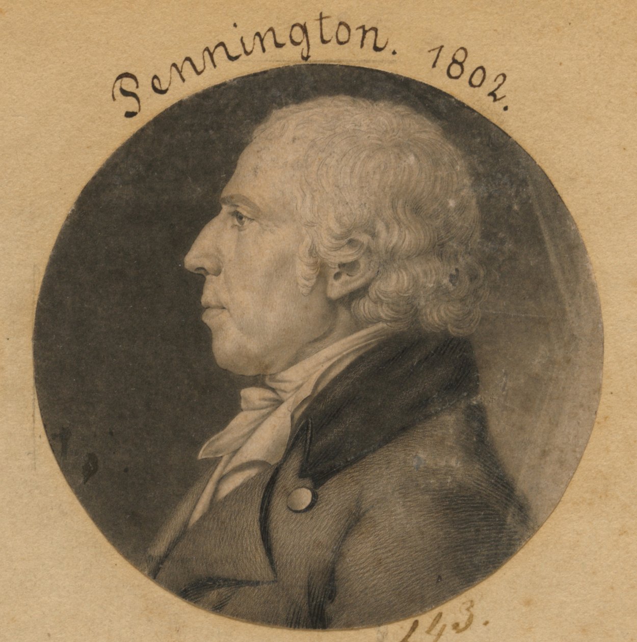 Isaac Penington od Charles Balthazar Julien Févret de Saint-Mémin