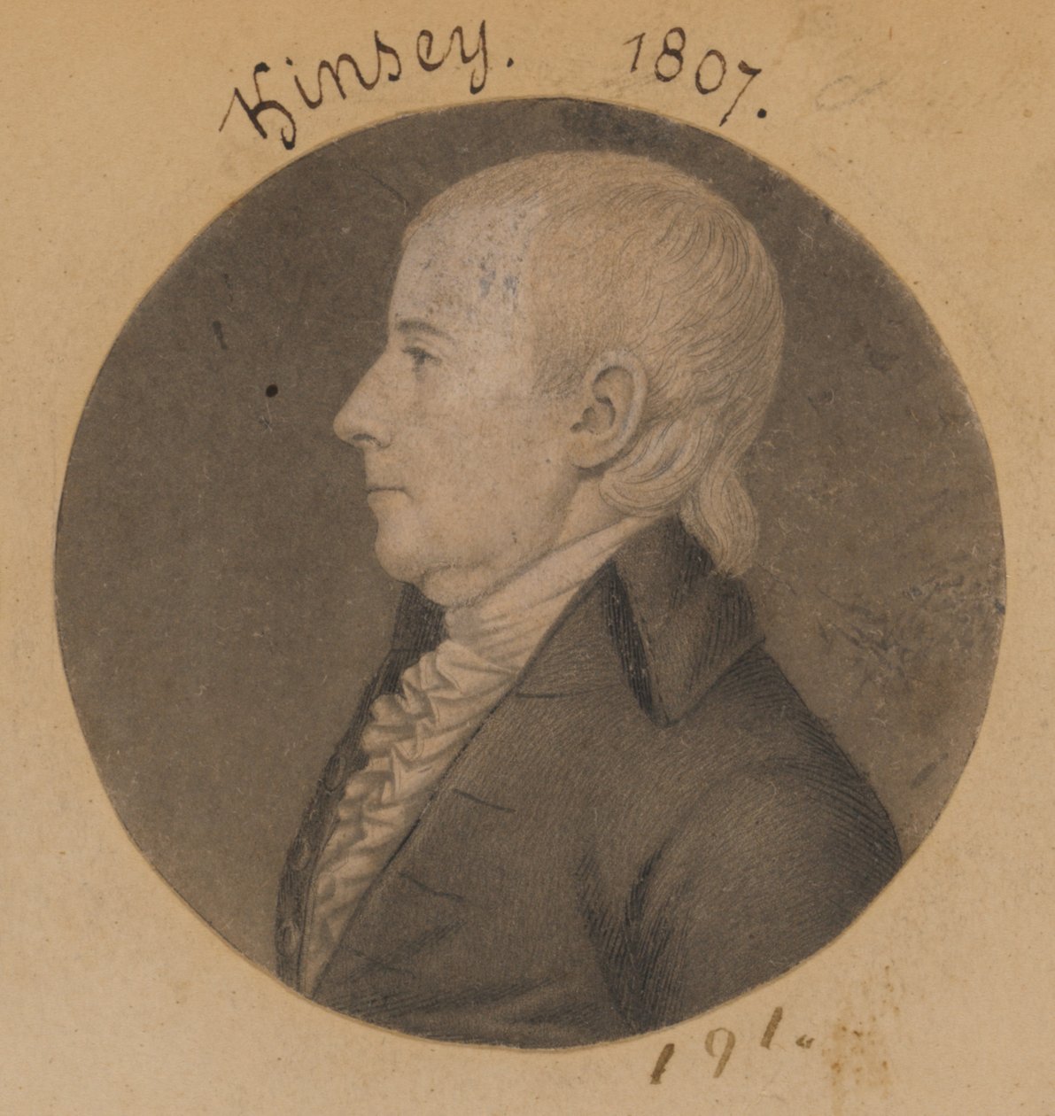 James Kinsey od Charles Balthazar Julien Févret de Saint-Mémin
