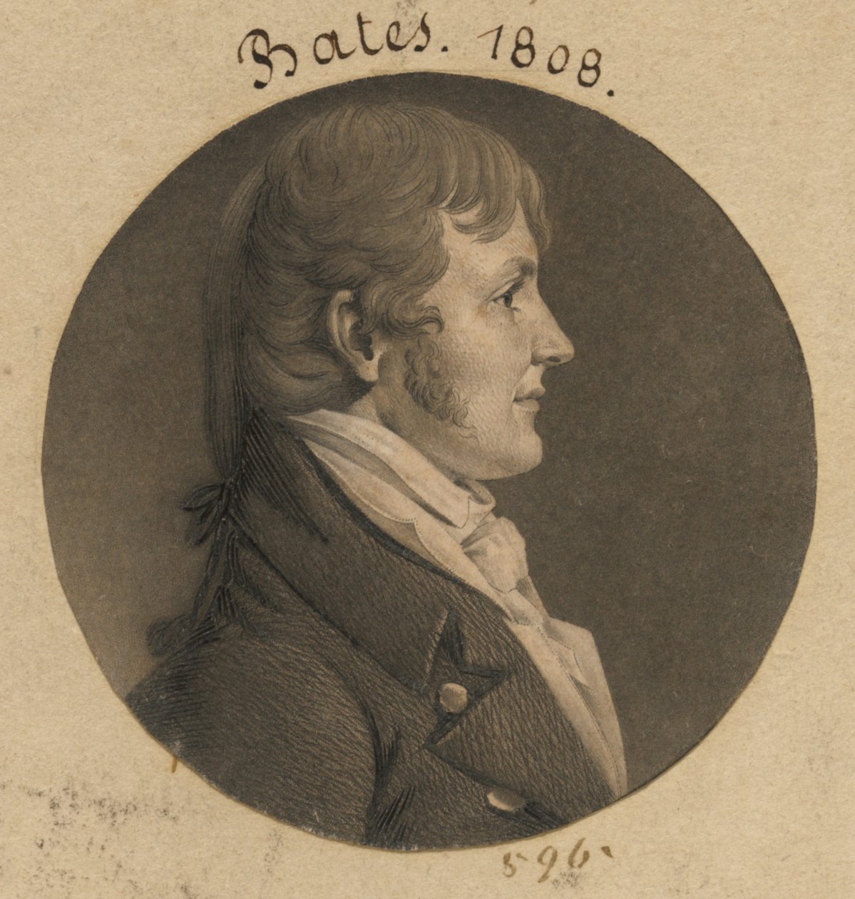 James Woodson Bates od Charles Balthazar Julien Févret de Saint-Mémin