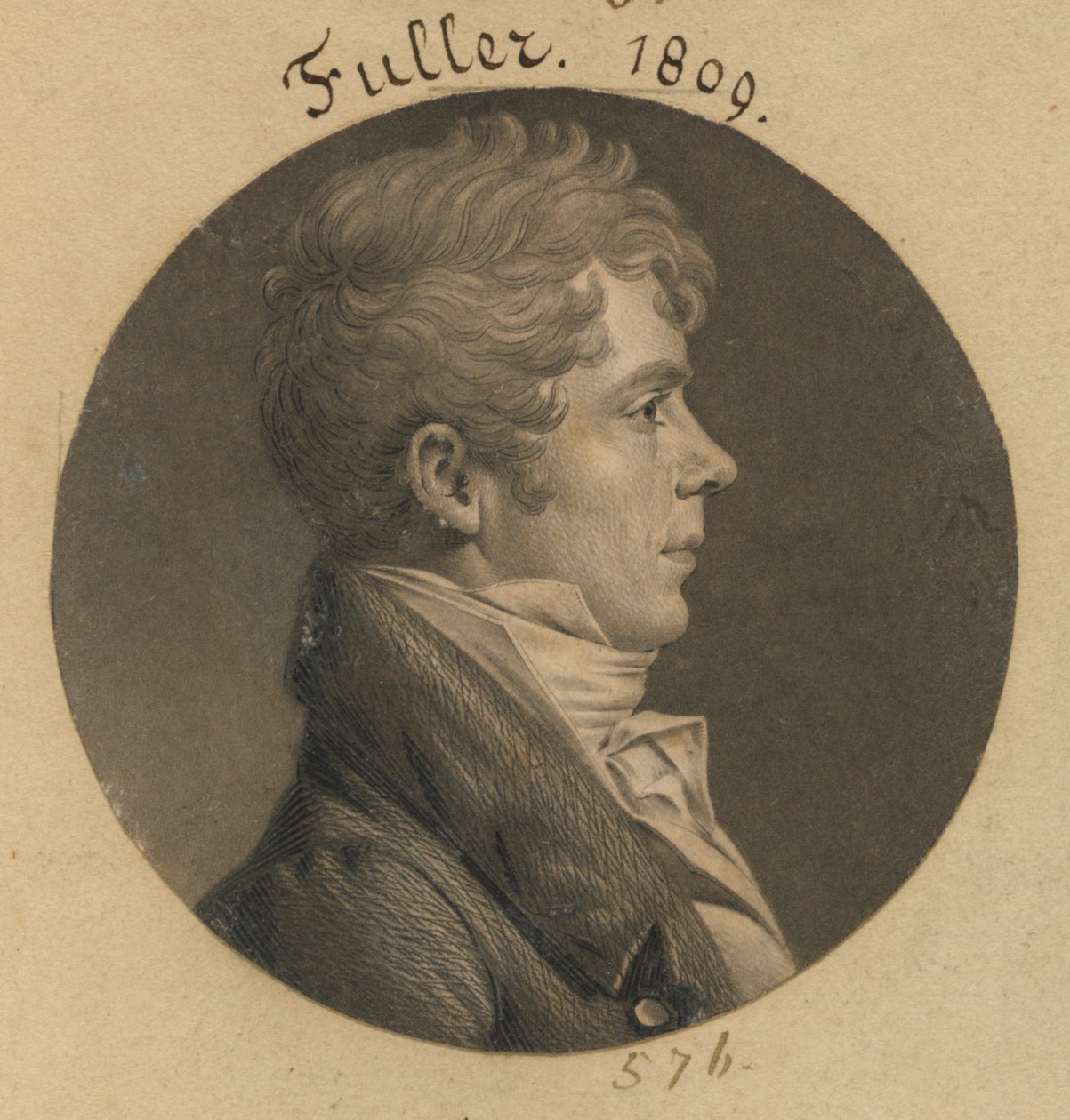 John Coles III od Charles Balthazar Julien Févret de Saint-Mémin