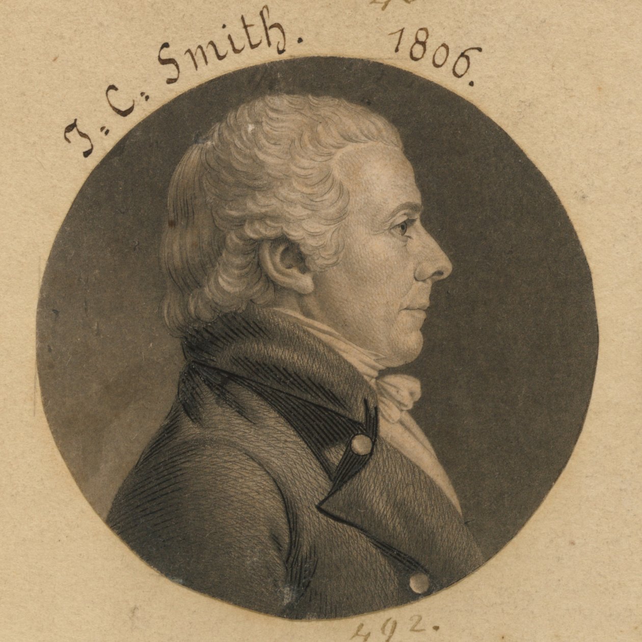 John Cotton Smith od Charles Balthazar Julien Févret de Saint-Mémin
