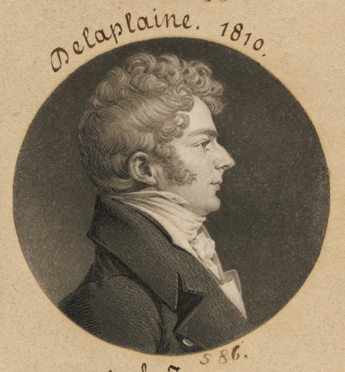 John F. Delaplaine od Charles Balthazar Julien Févret de Saint-Mémin