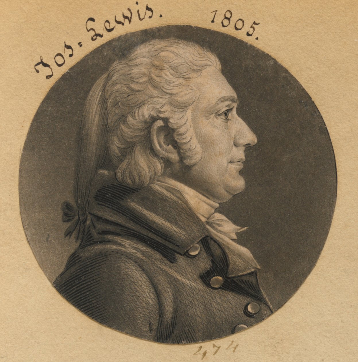 Joseph Lewis, Jr. od Charles Balthazar Julien Févret de Saint-Mémin