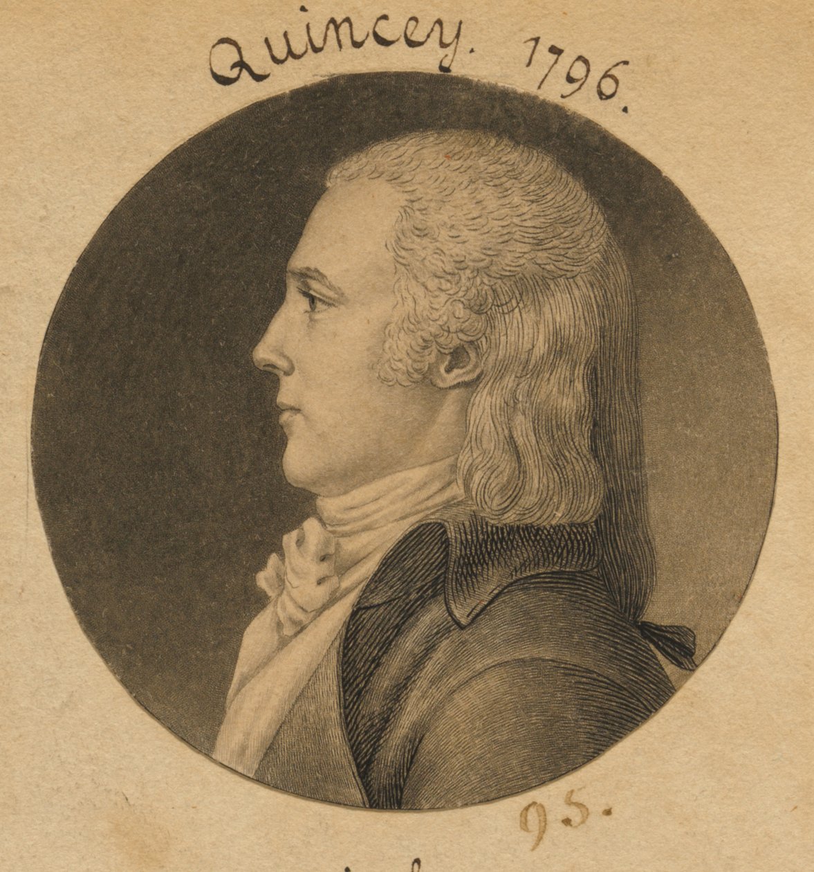 Josiah Quincy od Charles Balthazar Julien Févret de Saint-Mémin