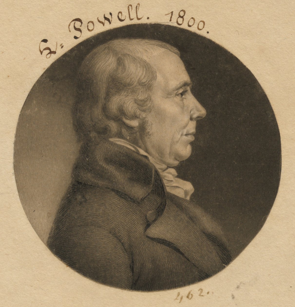 Levin Powell od Charles Balthazar Julien Févret de Saint-Mémin
