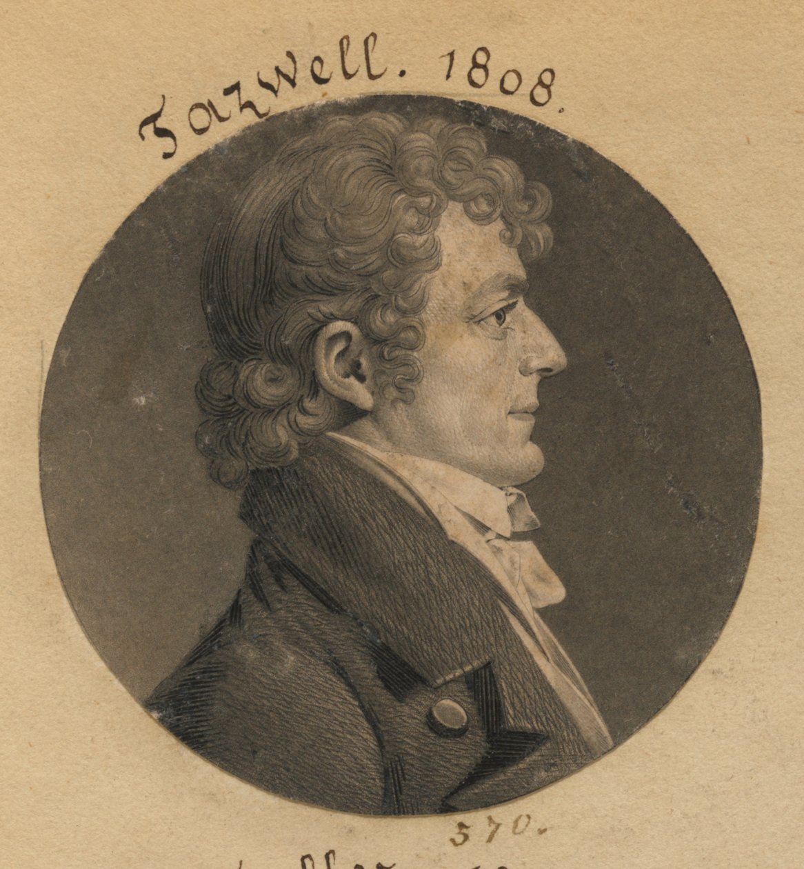 Littleton Waller Tazewell od Charles Balthazar Julien Févret de Saint-Mémin