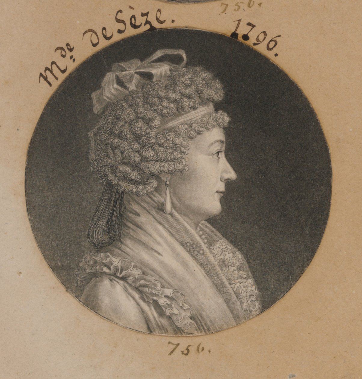 Madame de Sèze od Charles Balthazar Julien Févret de Saint-Mémin