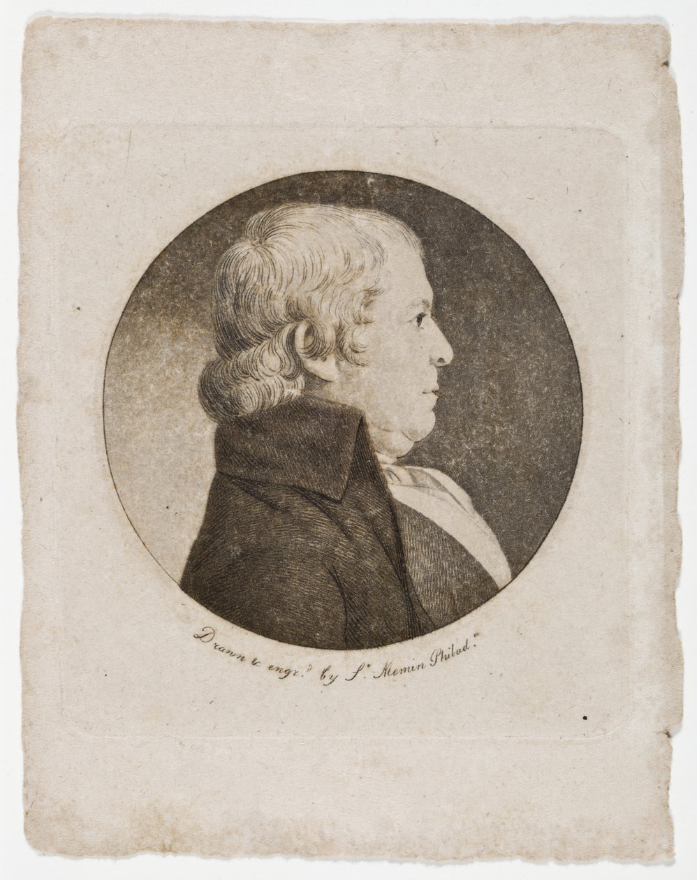 Závěsný od Charles Balthazar Julien Févret de Saint Mémin