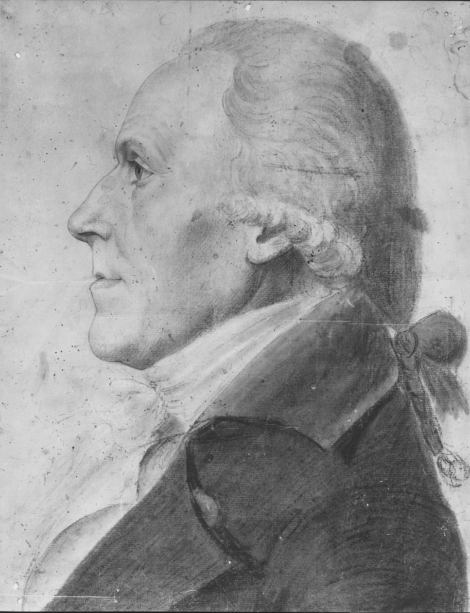Portrét muže od Charles Balthazar Julien Févret de Saint-Mémin